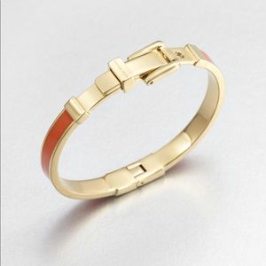 Michael Kors buckle Enamel orange bracelet